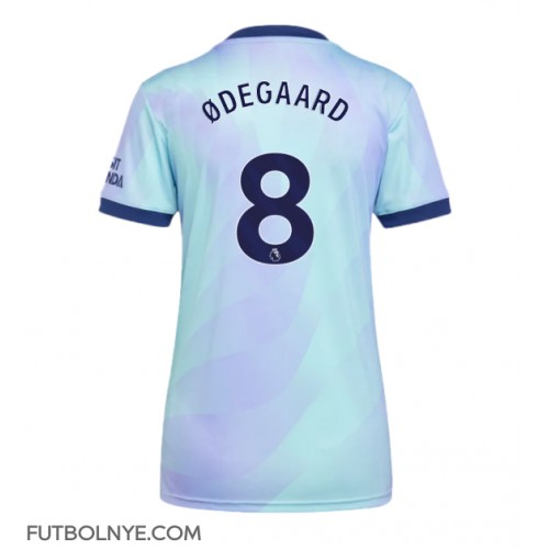 Camiseta Arsenal Martin Odegaard #8 Tercera Equipación para mujer 2024-25 manga corta